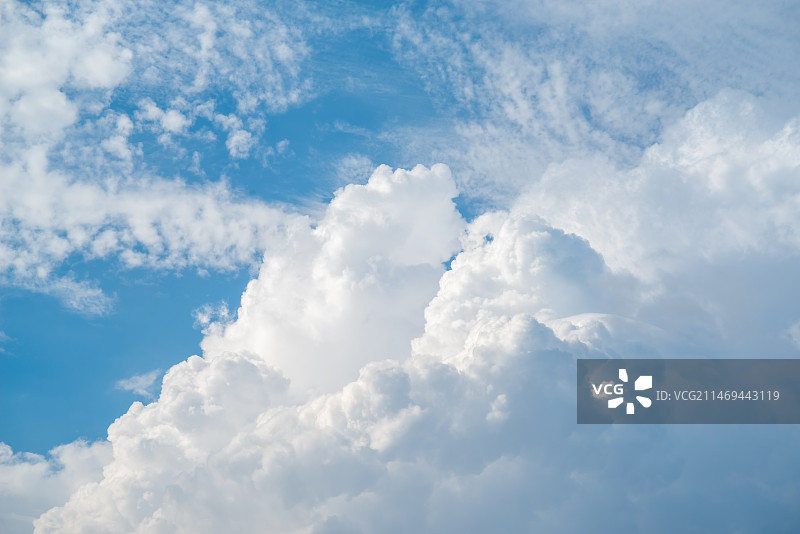 夏天的蓝天白云图片素材