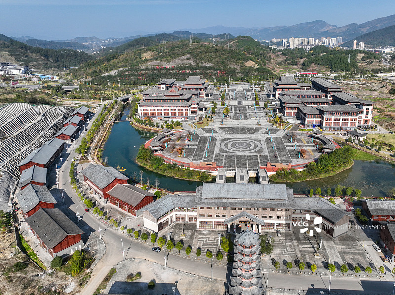 贵州省遵义市道真仡佬族苗族自治县中华仡佬文化园图片素材