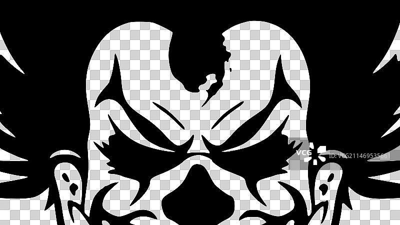 小丑高品质Logo，适合T恤图片素材