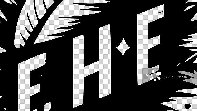 短暂存在 - 黑与白图片素材