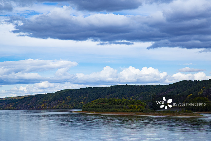 漠河北极村风景图片素材