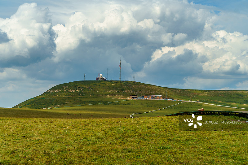 荷叶坪气象站图片素材
