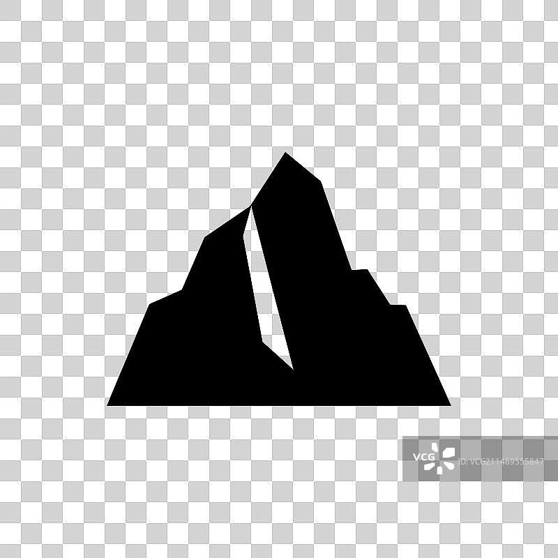 冰山图标图片素材