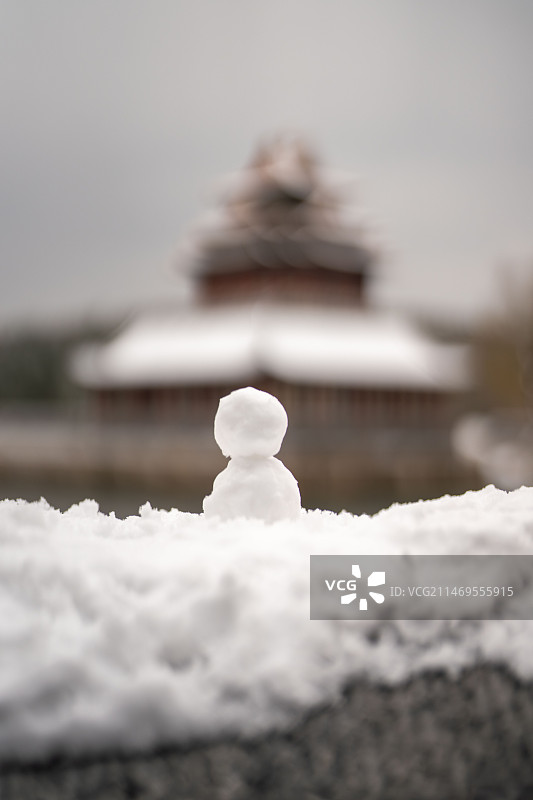 故宫角楼雪景图片素材