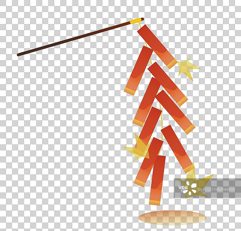 新年鞭炮大雪庆祝过年图片素材