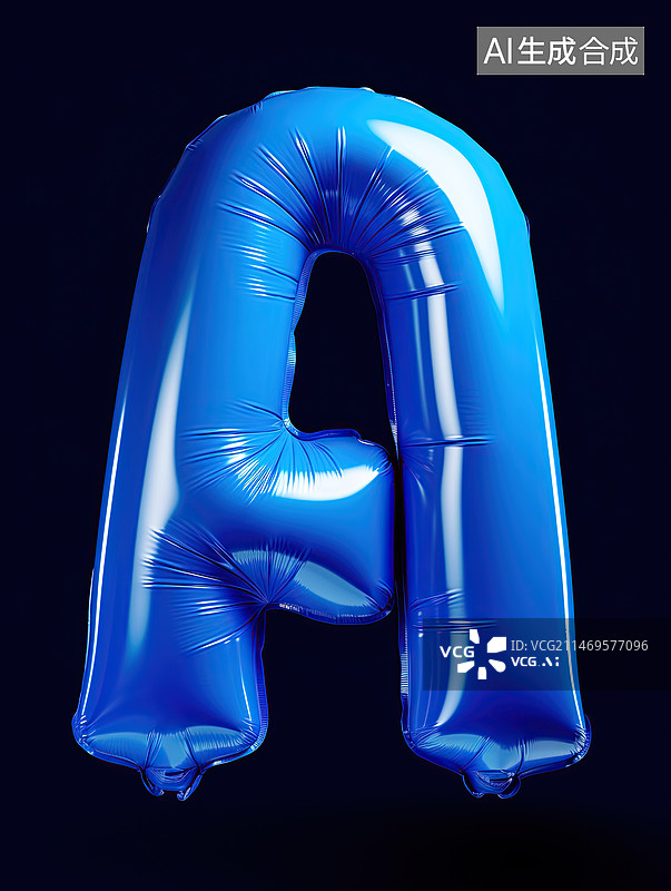 【AI数字艺术】重启气球字母字体设计ADB写实图片图片素材