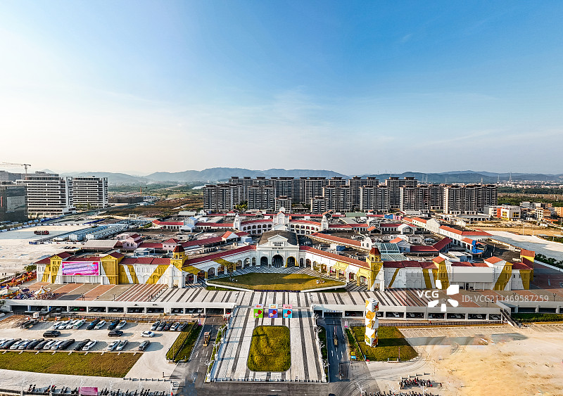 广州8号仓流溪河奥莱小镇图片素材