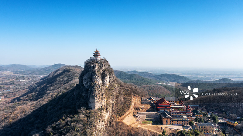 安徽和县鸡笼山冬季风光图片素材