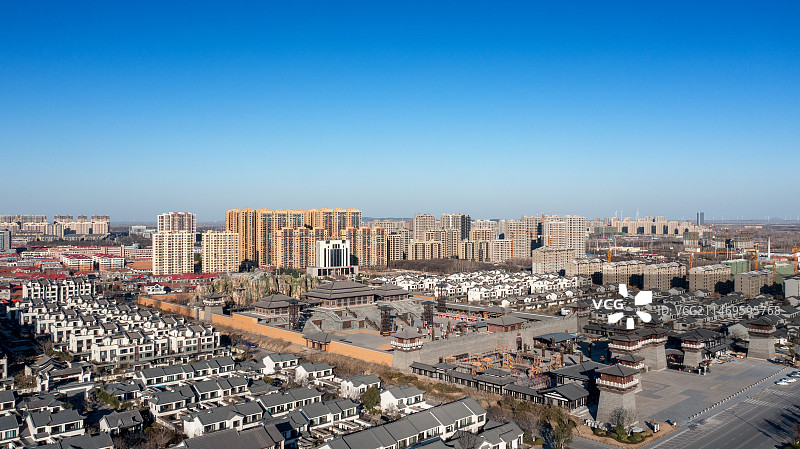 山东郯国古城风光图片素材