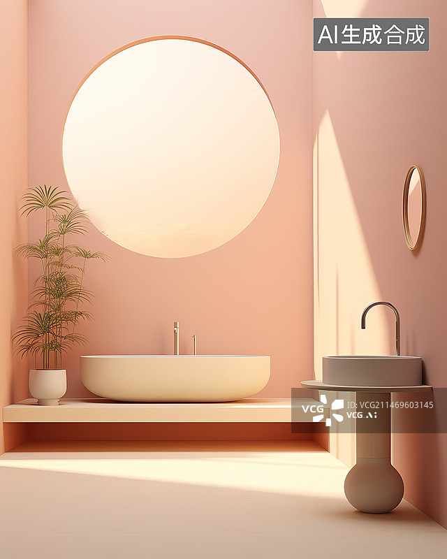 【AI数字艺术】室内家居室内空间图片素材