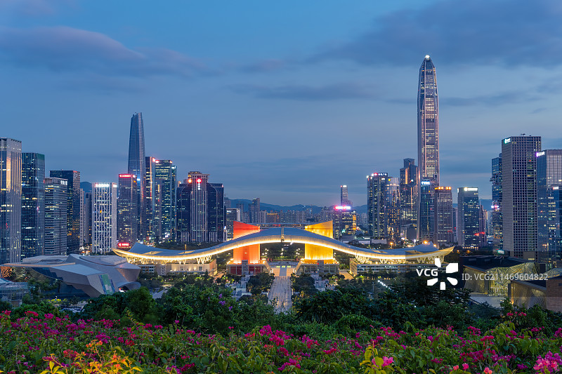 深圳市民中心图片素材