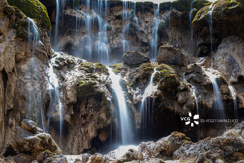 九寨沟珍珠滩图片素材