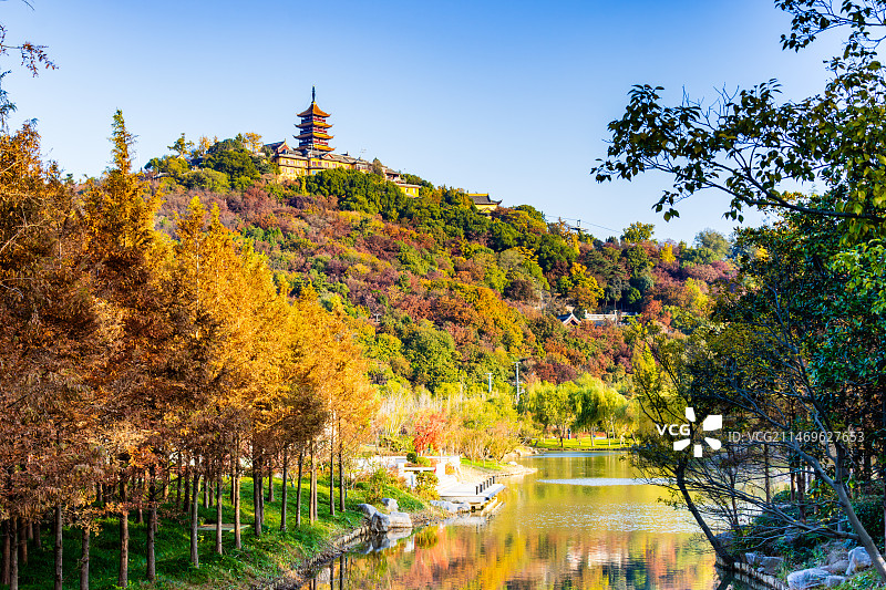 狼山秋色图片素材