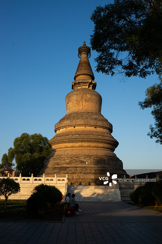 代县阿育王塔图片素材