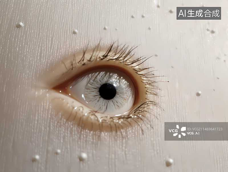 【AI数字艺术】流泪的眼睛图片素材