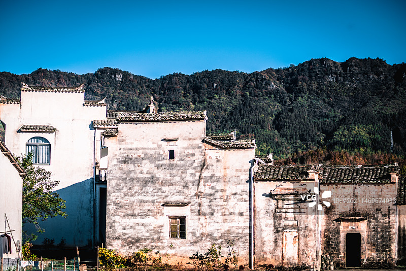 黟县屏山村图片素材