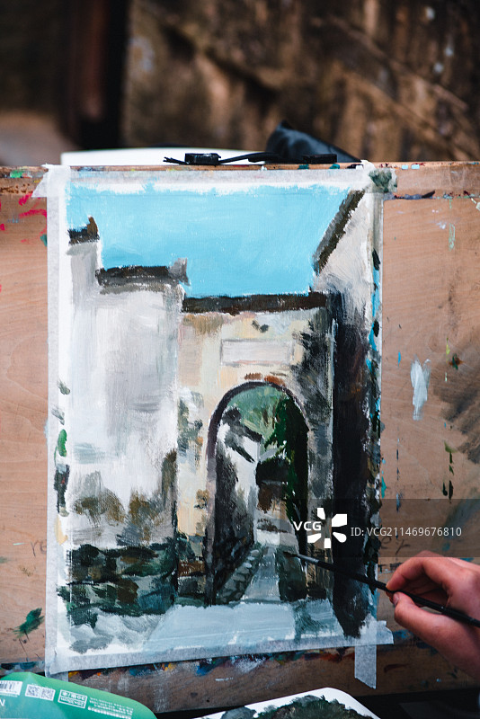 黟县屏山村图片素材