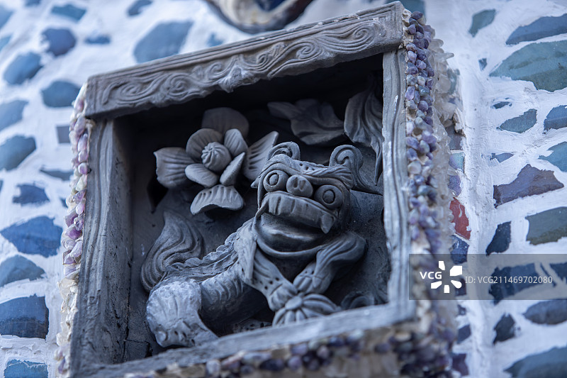 天津瓷房子图片素材