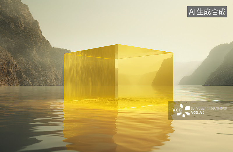 【AI数字艺术】日落时的海景和建筑物对天景观图片素材