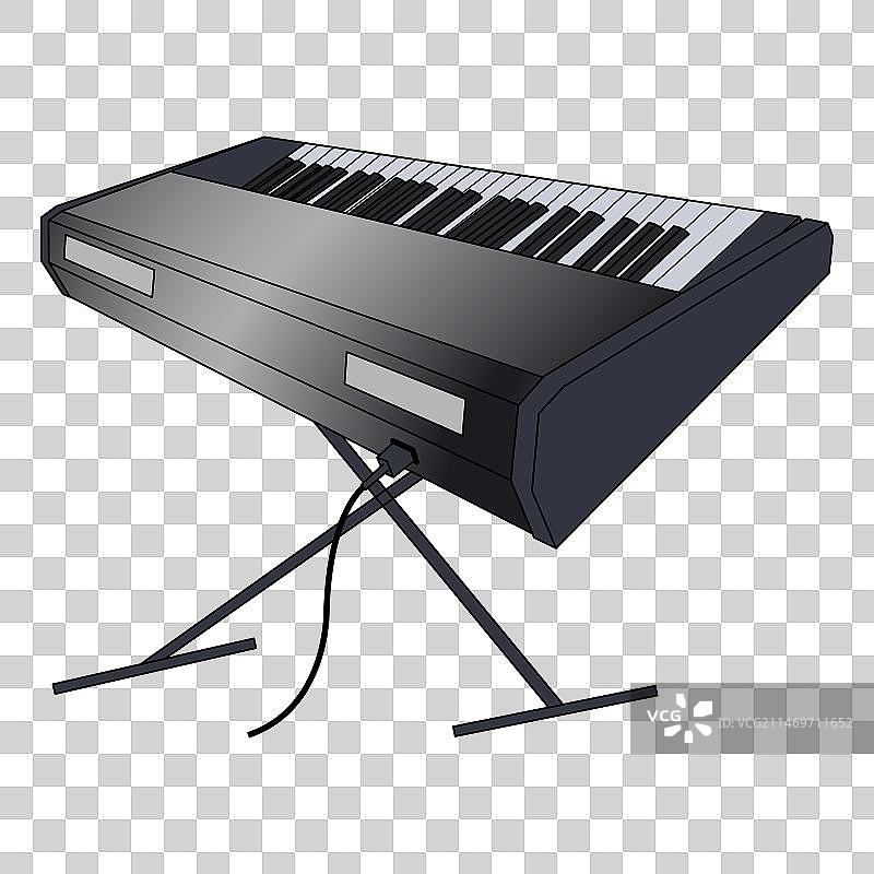 卡通合成器图片素材