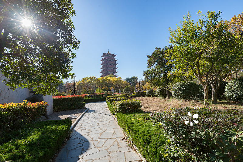 山东临沂皇山东夷文化公园风景图片素材