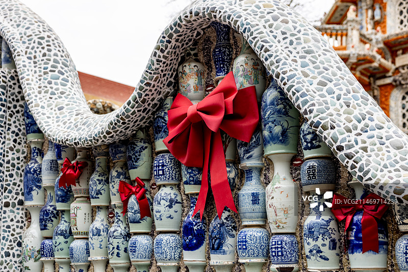 天津瓷房子图片素材