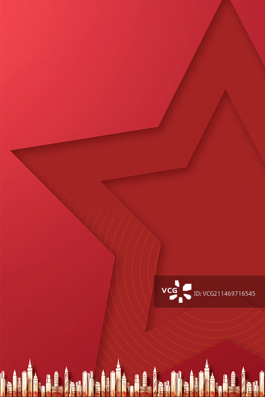 红色大气党建展板背景图片素材