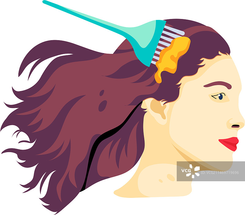 染发剂图片素材