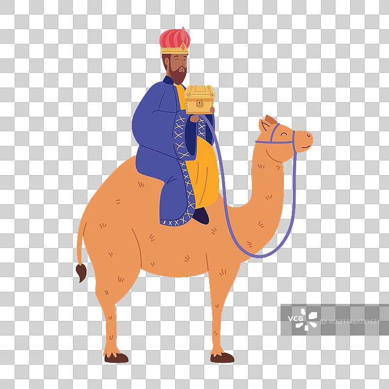 主显节智者国王与骆驼图片素材