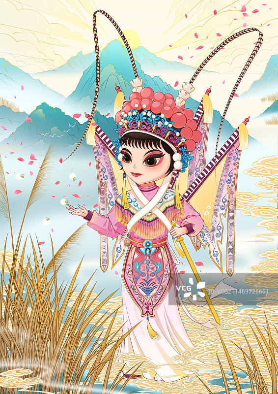 传统文化京剧人物图片素材