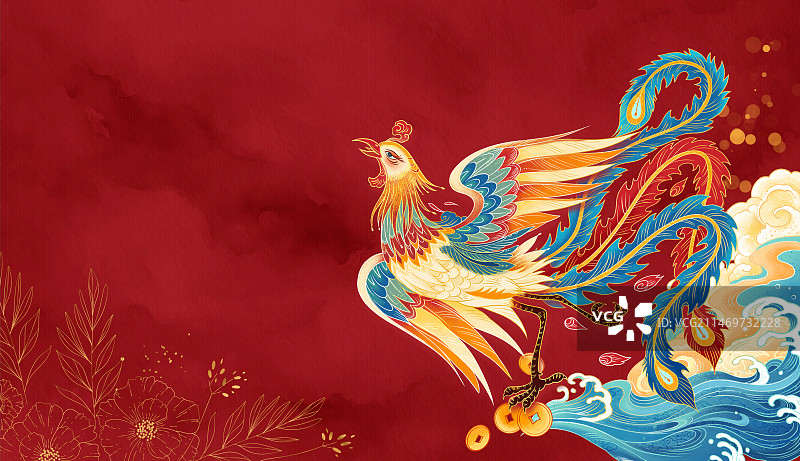凤凰于飞2图片素材