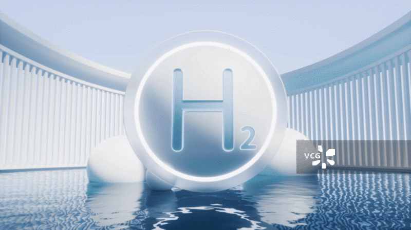新能源氢能源概念3D渲染图片素材