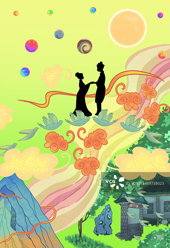 七夕节图片素材