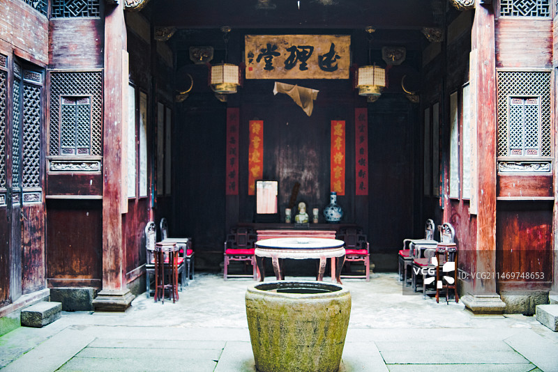 黟县卢村图片素材