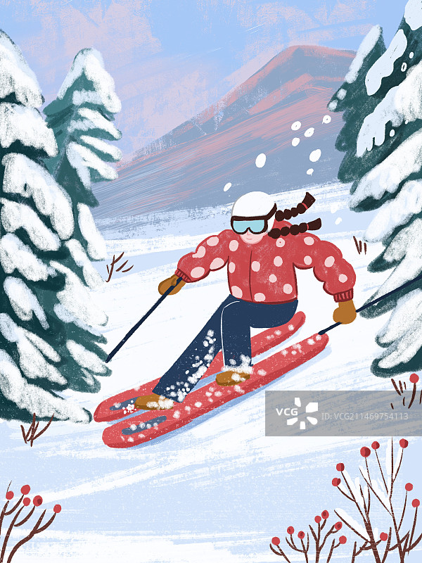滑雪图片素材
