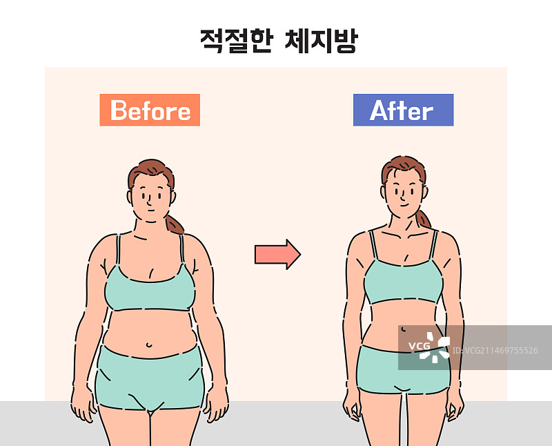 体脂、健康管理、体形管理、饮食、肌肉、女性、肥胖、改变图片素材