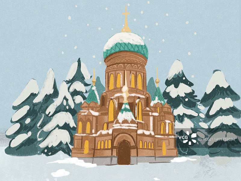 圣索菲亚大教堂图片素材