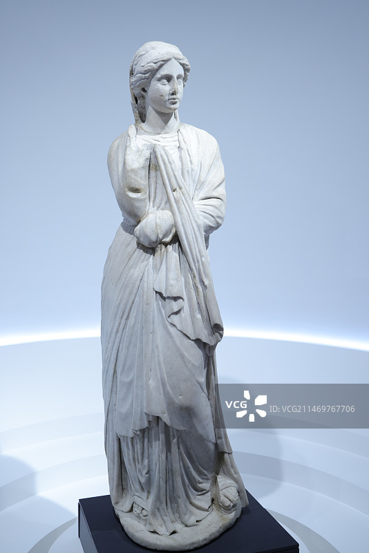 雅典希腊任务雕塑的特写图片素材