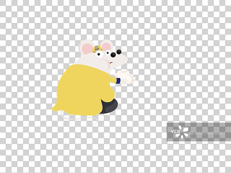 国朝可爱小老鼠造型设计图片素材