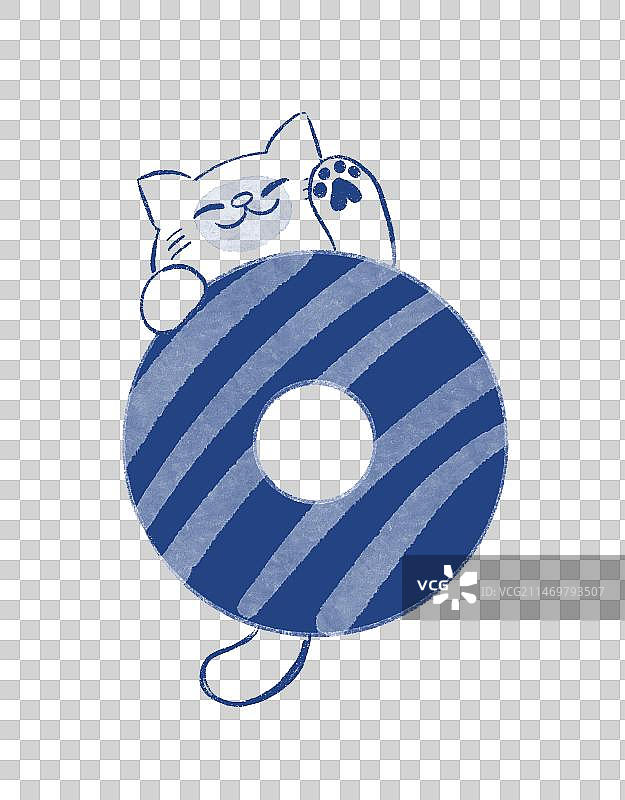 可爱猫咪插画元素图片素材