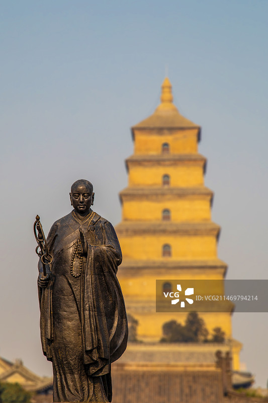 玄奘-大雁塔图片素材