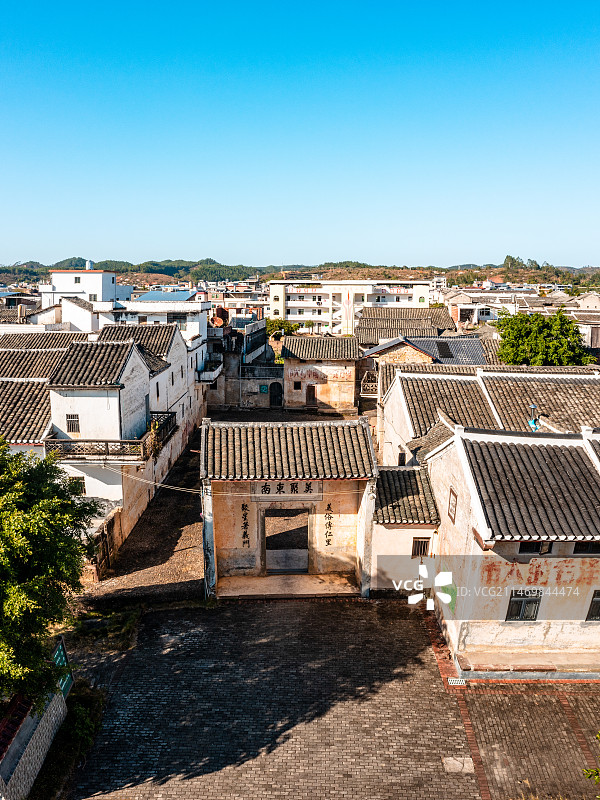中国广东省河源市和平县石镇村林寨古村落图片素材