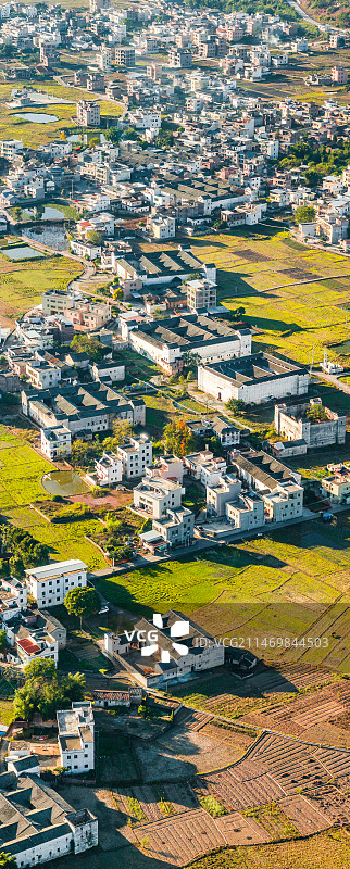 中国广东省河源市和平县石镇村林寨古村落图片素材