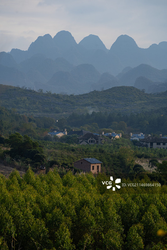 桂林磨盘山风光图片素材