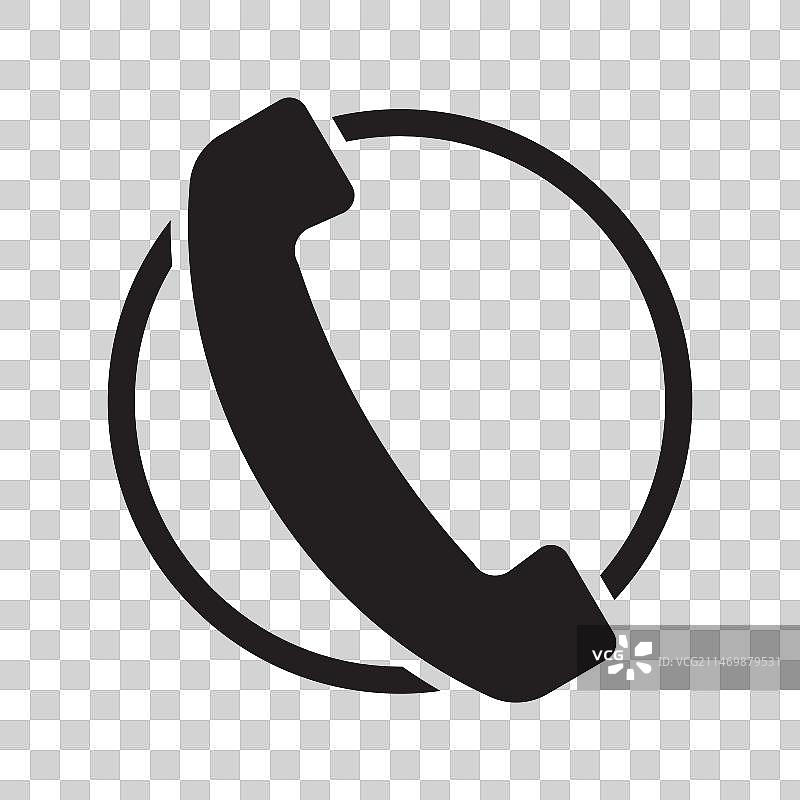 电话听筒图标图片素材