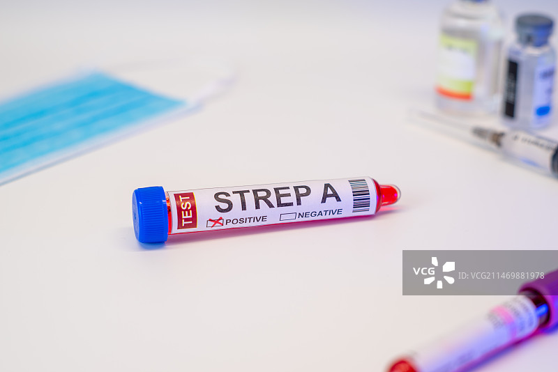 A型链球菌病毒血样，医疗卫生防疫主题图片素材