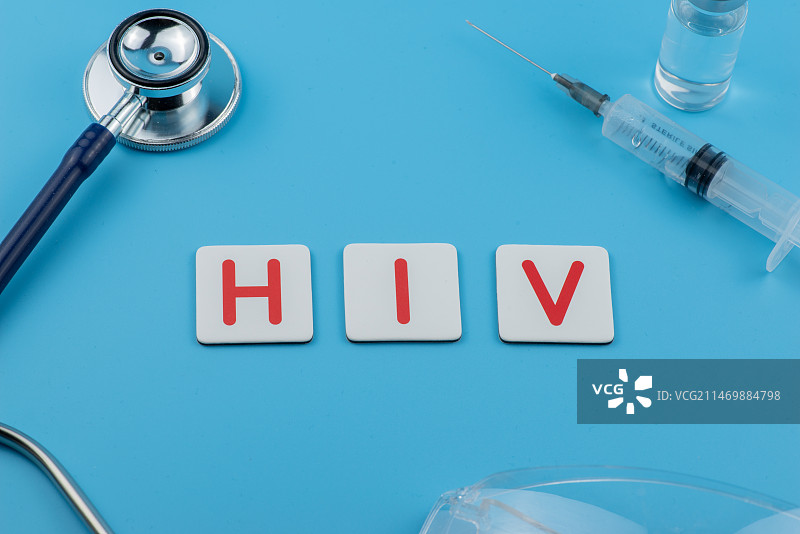 HIV艾滋病，又称获得性免疫缺陷综合征（AIDS）,医疗健康主题图片素材
