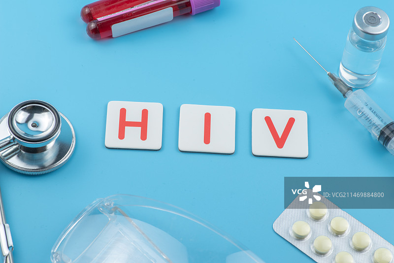 HIV艾滋病，又称获得性免疫缺陷综合征（AIDS）,医疗健康主题图片素材