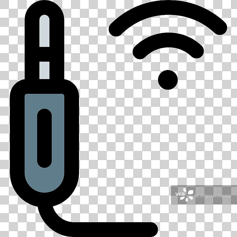 通过蓝牙插孔无线传输音频图片素材