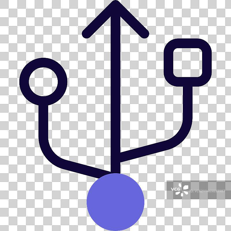 通过USB端口提供互联网接入的设备图片素材